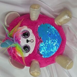 Rainbocorns wild heart sequin surprise Zuru plush monkey unicorn